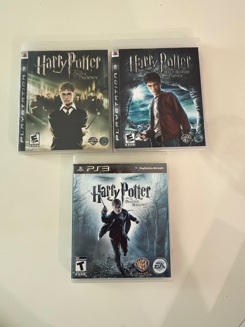 Harry Potter PlayStation 3 Video Games Year 5, Year 6 & Year 7